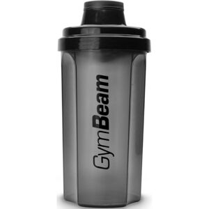 GymBeam Shaker 700 športový šejker farba Transparent Black 700 ml