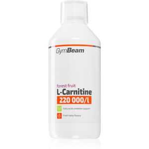 GymBeam L-Carnitine 220 000 mg/l spaľovač tukov príchuť Forest Fruit 500 ml