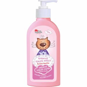 Pink Elephant Girls krémové tekuté mydlo pre deti Kitty 250 ml