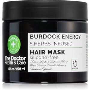 The Doctor Burdock Energy 5 Herbs Infused posilujúca maska na vlasy 295 ml