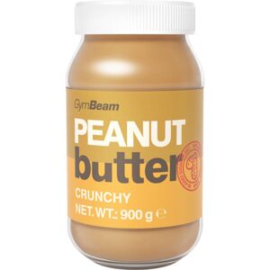 GymBeam Peanut Butter Crunchy 100 % orechový krém 900 g