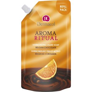 Dermacol Aroma Ritual Belgian Chocolate tekuté mydlo náhradná náplň 500 ml