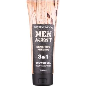 Dermacol Men Agent Sensitive Feeling sprchový gél 3v1 250 ml