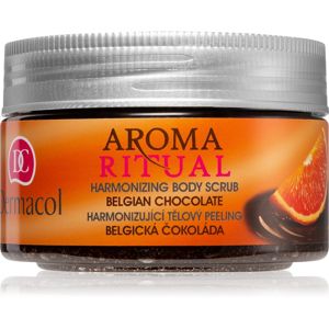 Dermacol Aroma Ritual harmonizujúci telový peeling belgická čokoláda 200 g