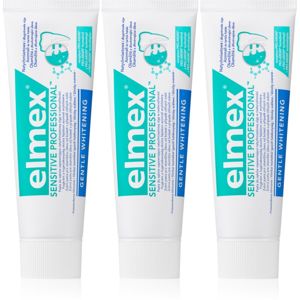 Elmex Sensitive Professional Gentle Whitening bieliaca pasta pre citlivé zuby 3 x 75 ml