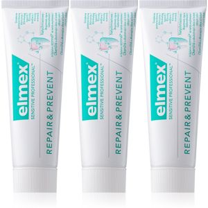 Elmex Sensitive Professional Repair & Prevent zubná pasta pre citlivé zuby 3 x 75 ml