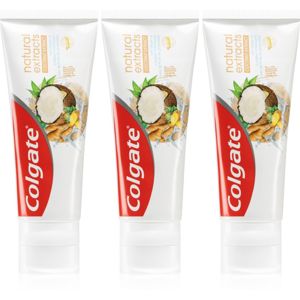 Colgate Natural Extracts Cononut Extract zubná pasta 3x75 ml