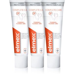 Elmex Caries Protection Complete Care osviežujúca zubná pasta pre kompletnú ochranu zubov 3x75 ml