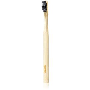 KUMPAN Bamboo Active Charcoal bambusová zubná kefka s aktívnym uhlím 1 ks