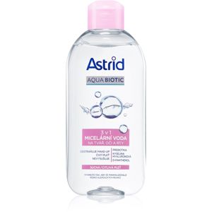 Astrid Aqua Biotic micelárna voda 3v1 pre suchú a citlivú pokožku 400 ml