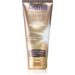 Astrid Summer Shine tónovací krém na telo Dark 200 ml