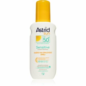Astrid Sun Sensitive mlieko na opaľovanie v spreji SPF 50+ 150 ml
