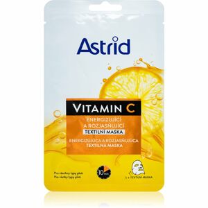 Astrid Vitamin C energizujúca pleťová maska s vitamínom C 20 ml