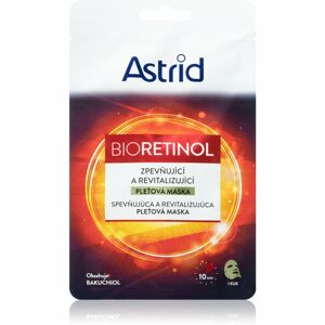 Astrid Bioretinol textilná maska pre okamžité spevnenie a vyhladenie pleti s vitamínmi 20 ml