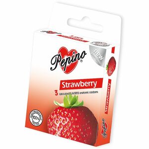 Pepino Strawberry kondómy 3 ks