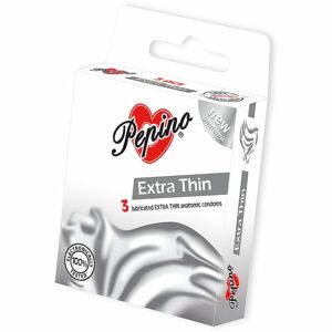 Pepino Extra Thin kondómy 3 ks