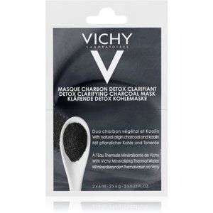Vichy Mineral Masks čistiaca maska s aktívnym uhlím 2 x 6 ml