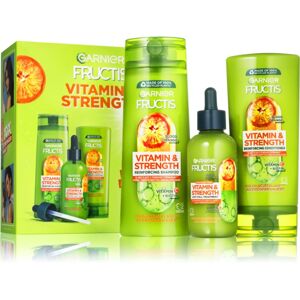 Garnier Fructis Vitamin & Strength darčeková sada (pre slabé vlasy s tendenciou vypadávať)