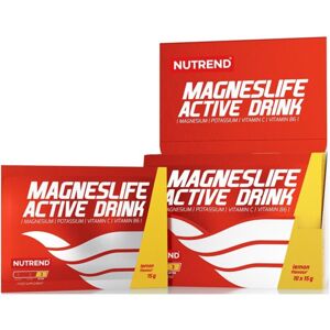 Nutrend MAGNESLIFE ACTIVE DRINK komplex minerálov a vitamínov príchuť lemon 10x15 g