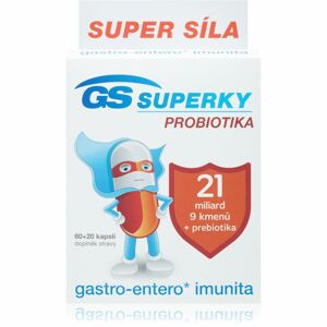 GS Superky probiotika doplnok stravy na podporu imunitného systému 80 ks