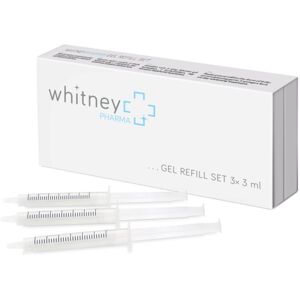 WhitneyPHARMA Gel refill set náhradná náplň na šetrné bielenie zubov 3x3 ml