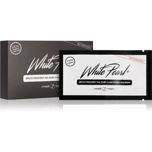 White Pearl Charcoal bieliace zubné pásky 28 ks