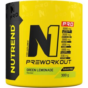 Nutrend N1 Pro podpora športového výkonu s kofeínom príchuť Green Lemonade 300 g