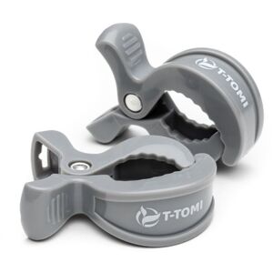 T-TOMI Clip spona na cumlík Grey 1 ks