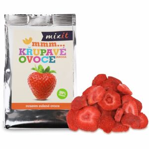 MIXIT Křupavé ovoce do kapsy Strawberry mrazom sušené ovocie 13 g