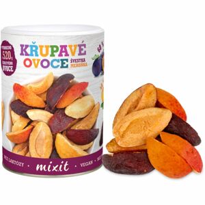 MIXIT Crunchy Fruit Plum Apricot mrazom sušené ovocie 65 g
