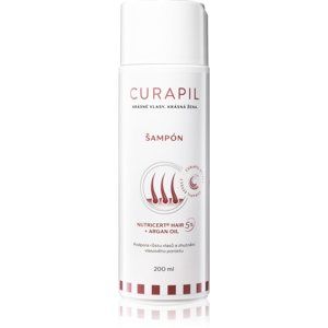 Curapil Hair Care Nutricert hair + argan oil aktivačný šampón pre podporu rastu vlasov 200 ml