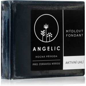Angelic Mydlový fondant Aktívne Uhlie detoxikačné mydlo 105 g