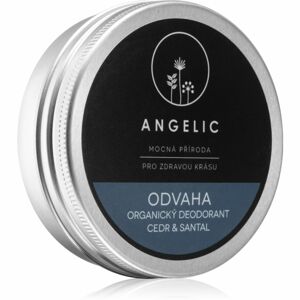 Angelic Organic deodorant "Courage" Cedar & Santal scent organický krémový dezodorant 50 ml