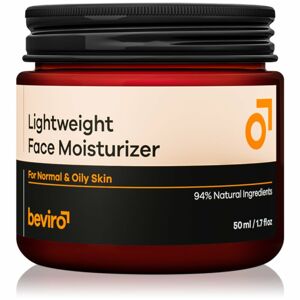 Beviro Lightweight Face Moisturizer hydratačný krém pre mužov 50 ml