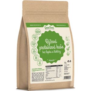 GreenFood Nutrition Proteínová ryžová kaša bez lepku a laktózy instantná kaša s proteínom príchuť Cocoa 500 g