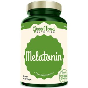 GreenFood Nutrition Melatonin podpora spánku a regenerácie 60 ks