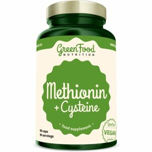 GreenFood Nutrition Methionin výživový doplnok pre krásne vlasy, pleť a nechty 90 ks