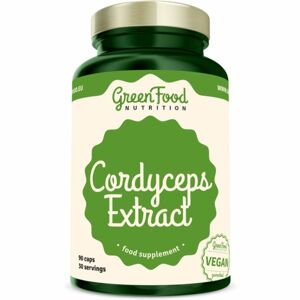 GreenFood Nutrition Cordyceps Extract podpora imunity 90 ks