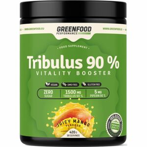 GreenFood Nutrition Performance Tribulus 90 % podpora športového výkonu príchuť juicy mango 420 g