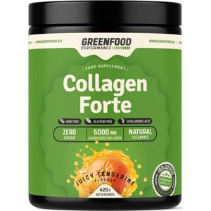 GreenFood Nutrition Performance Collagen Forte hydrolyzovaný kolagén príchuť juicy tangerine 420 g