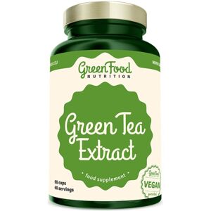 GreenFood Nutrition Green Tea Extract kapsuly na detoxikáciu organizmu a podporu imunity 60 cps