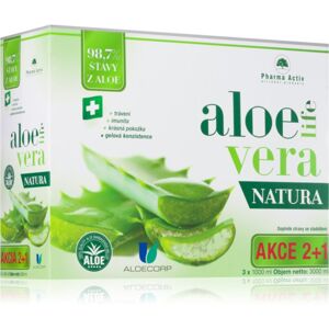 Pharma Activ AloeLive šťáva z aloe 99,7% 1+1 zdarma šťava (na podporu trávenia)
