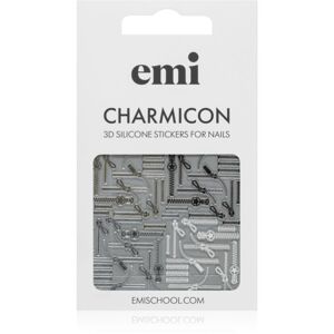 emi Charmicon nálepky na nechty 3D #170 Zipper 1 ks