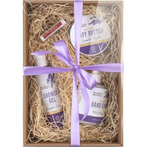 WoodenSpoon Organic Lavender Nights darčeková sada (s vôňou levandule)
