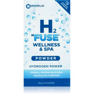 H2 InFuse prášok Wellness & Spa Molekulárny vodík® prípravok do kúpeľa s regeneračným účinkom 20 g
