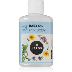 Leros BIO Baby oil divoký tymián & nechtík masážny olej na detskú pokožku 100 ml
