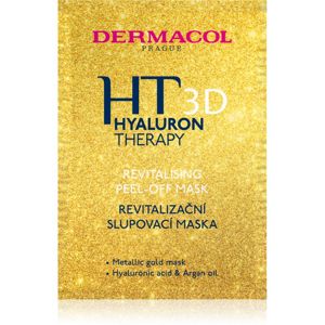 Dermacol Hyaluron Therapy 3D revitalizačná zlupovacia pleťová maska s kyselinou hyalurónovou 15 ml