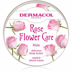 Dermacol Flower Care Rose vyživujúce telové maslo s vôňou ruží 75 ml