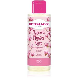 Dermacol Flower Care Magnolia relaxačný telový olej s vôňou kvetín 100 ml