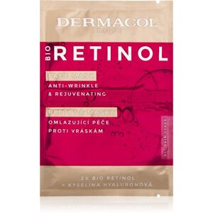 Dermacol Bio Retinol krémová maska proti vráskam 16 ml